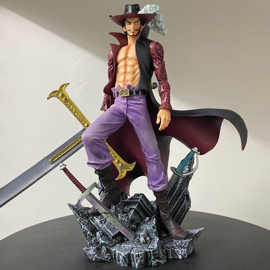 Фигурка Дракуля Михоука из One Piece 28см Манга One Pieces Фигурка Аниме Периферия Коллекционная Figuras GK Статуя Модель Подарок
