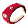 Elegant Velvet Triangle Headband British Vintage Hair Accessories Simple Crown Hair Hoop  Women