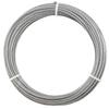3.2 mm Wire Rope Kit, 12.2 m Length, 316 Stainless Steel Wire Cable, 7.1 kN Breaking Strength, 7 x 7 Strands Construction, Steel Cable for Deck
