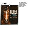 Настенный календарь на 2027 год Лошадь, Настольный календарь, Ежемесячные живописные фотографии и большие сетки для планирования, Дизайн органайзера для дома и офиса, Спиральное крепление