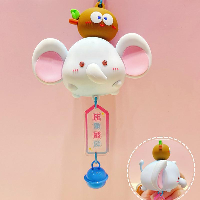 Colorful And Playful Resin Keychain Featuring Endearing Fruit Animals Ideal For Unique Gifts