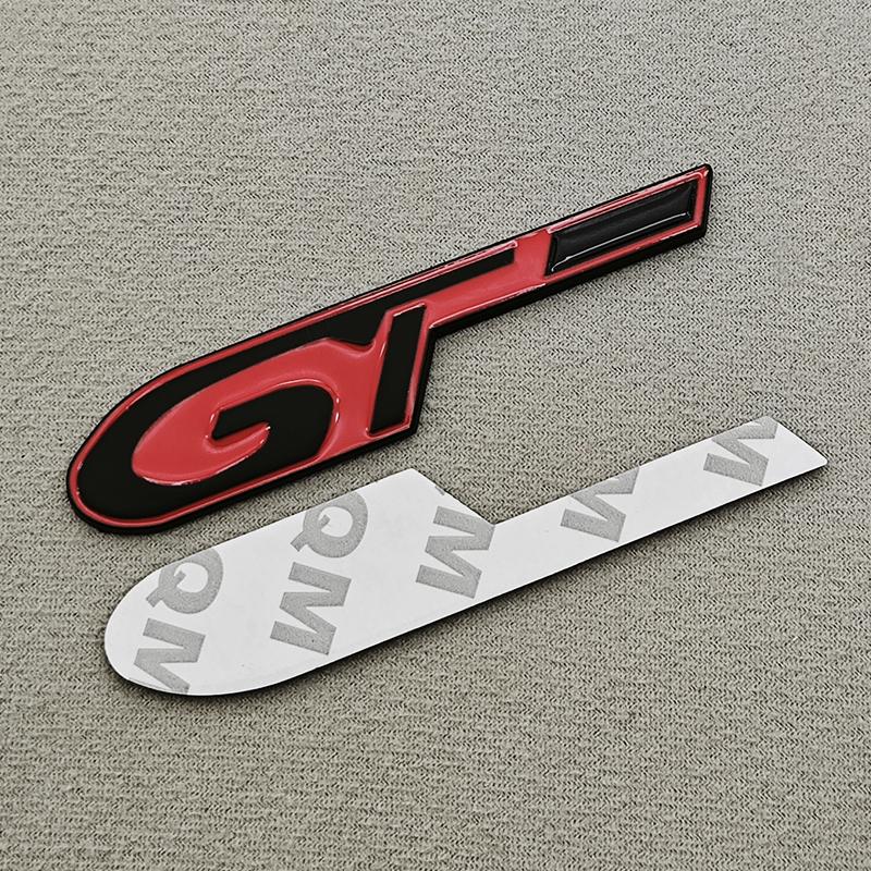 3D Metal Car Sticker GT Logo Badge Emblem Decal For Peugeot GT 301 308 408 508 3008 4008 5008 307 207 407 Auto Accessories