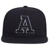 Fashion Men Hip Hop Cap Letter A Embroidery Baseball Caps Cotton Snapback Hat Adult Adjustment Outdoor Casual Sun Hats Bone