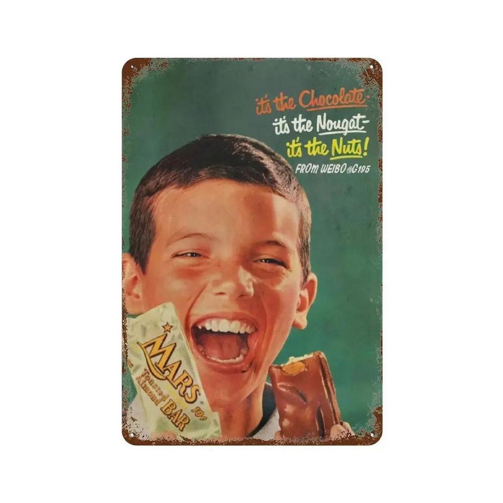 Конфеты Печенье Металлические Жестяные Таблички Настенное Украшение Табличка Винтажный Арт Постер Жестяная Картина для Мужской Пещеры Дома Кафе Сада Клуба Бара