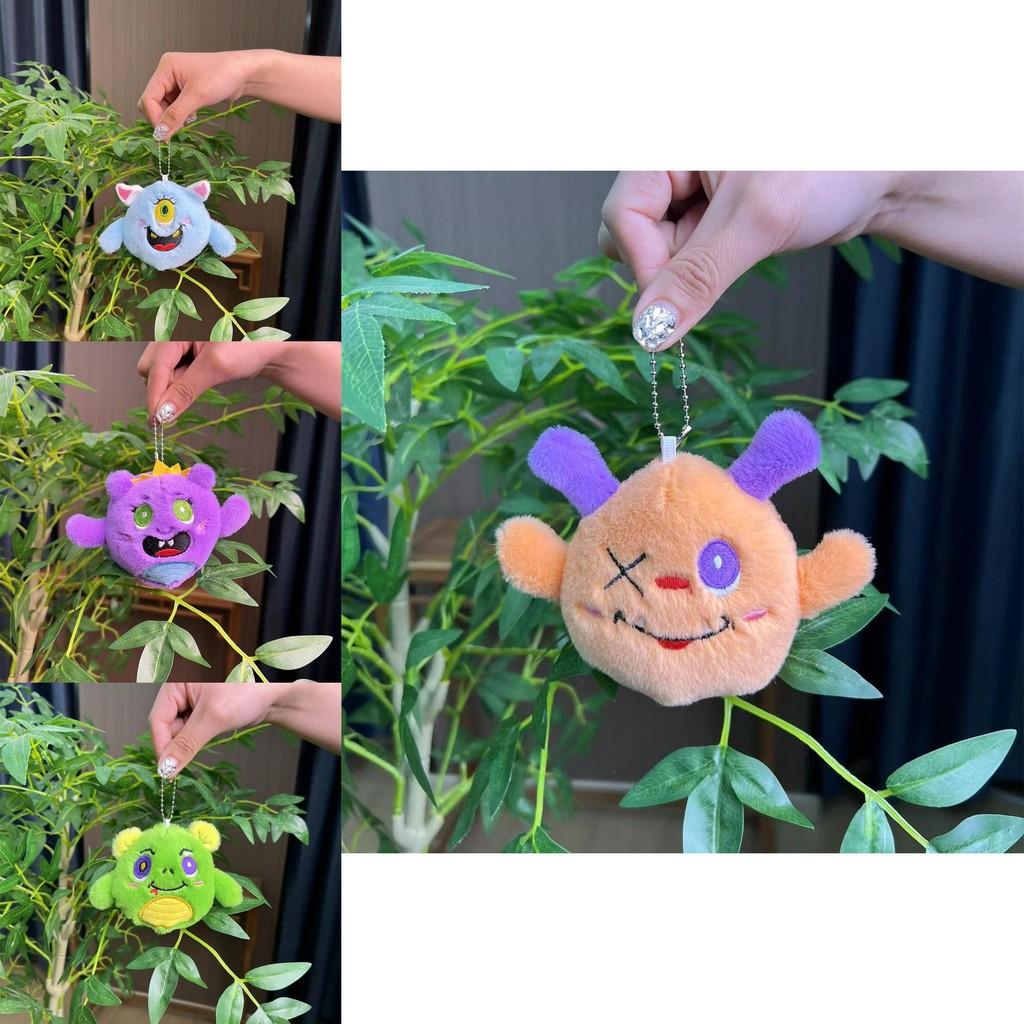 Monster Plush Whimsical Doll Keychain With Adorable Features And Colorful Options Chain