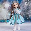 30cm Bjd Dolls Princess Full Set 1/6 Anime Bjd With Clothes 23 Joint Movable Body 3D Eyes Girls Dress Up Birthday Gifts Toys