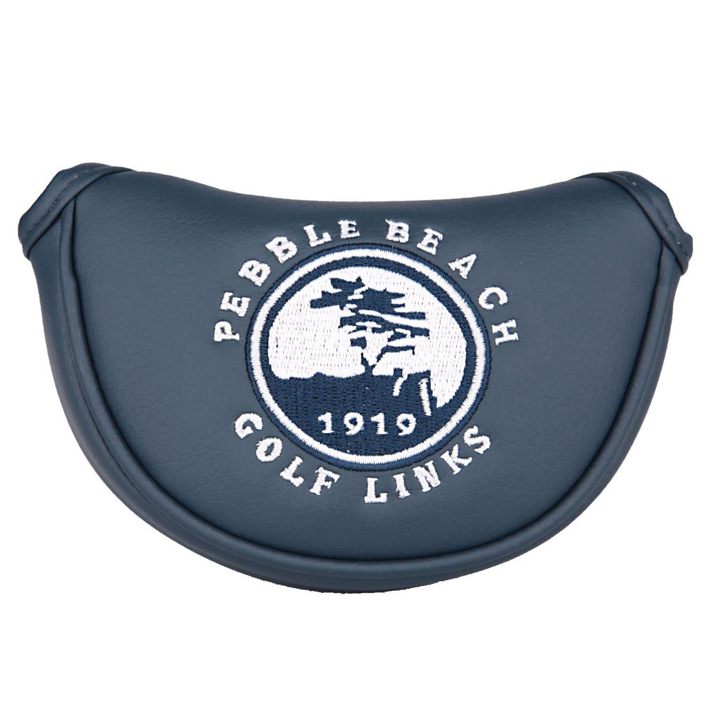 Golf Head Cover Putter Cover Magnetic Type Compatible with Odyssey Red Compact Compatible with Center Shaft American Thorn Tree (Navy Blue)