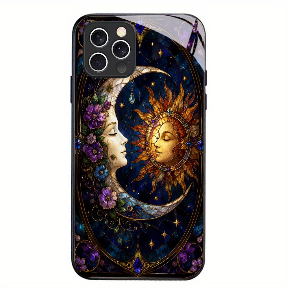 Sun and Moon Phone Case Phone Case Glass