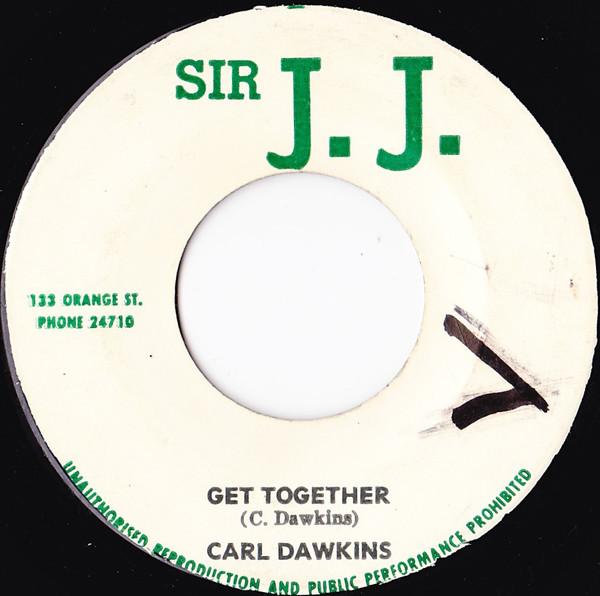 7-дюймовая пластинка CARL DAWKINS FAMILY MAN Get Together План рассрочки НЕТ Sir J. J. Ямайский Регги Ска Даб Б/У