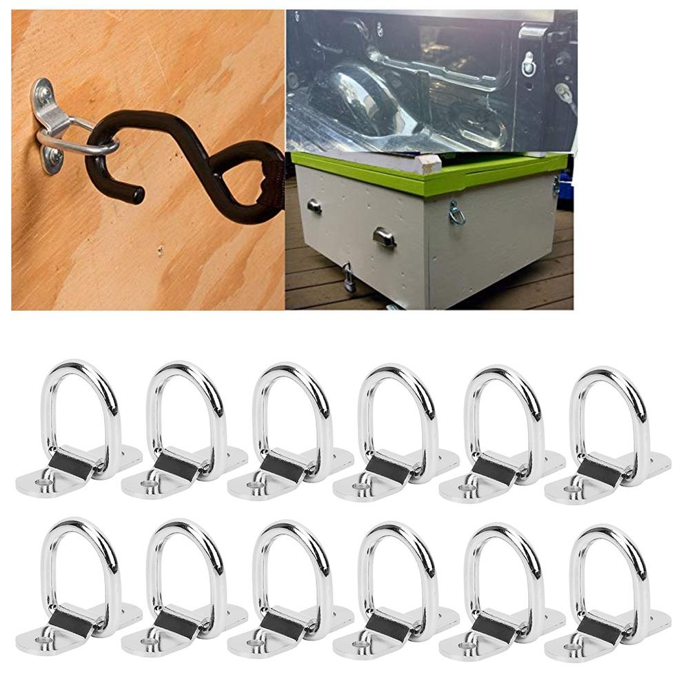 Прицепной крюк D-образное кольцо для крепления груза буксировочный анкер для грузовиков, домов на колесах, кемперов, фургонов, квадроциклов, внедорожников, лодок