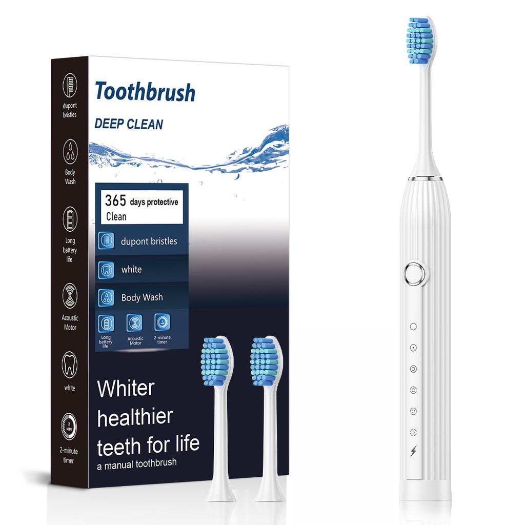 Smart Electric Toothbrush Adult Rechargeable Fully Automatic Soft Brush Family Combination Double Set Cleaning Toothbrush