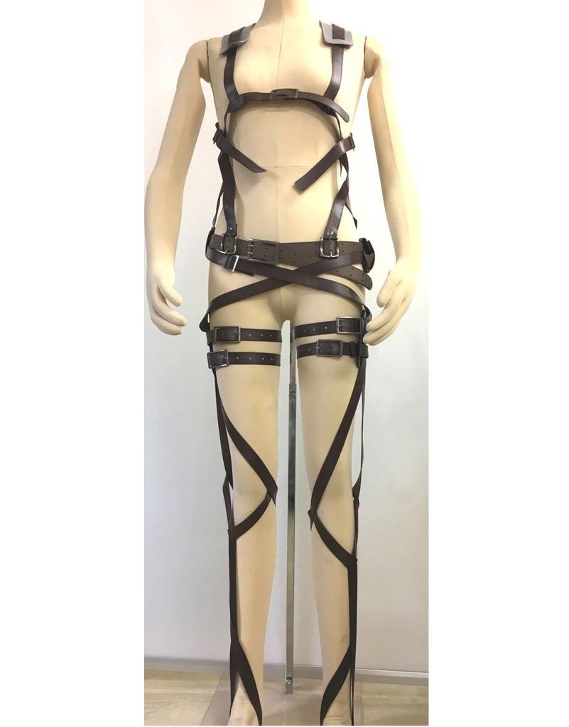 Атака титанов Survey Corps полный пояс куртка поясной комплект из 3 предметов косплей костюм унисекс один размер подходит большинству