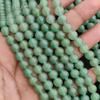 Natural Green Aventurine, 6mm 8mm 10mm Size Round Beads, Natural Green Gemstone, 14-15 Inch Strand.