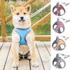 Pet Vest Leash Set Reflective Strip Anti-escape Breathable Dogs Chest Strap Traction Rope Kit