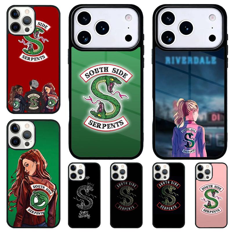 Riverdale South Side Serpents Shockproof Phone Case for iPhone 17 Air 16e 15 11 12 14 13 Pro Max Cover Coque
