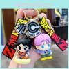 Очаровательный брелок Dragon Ball Goku из мягкой резины, аниме-аксессуар для ключей, креативный держатель для ключей от машины