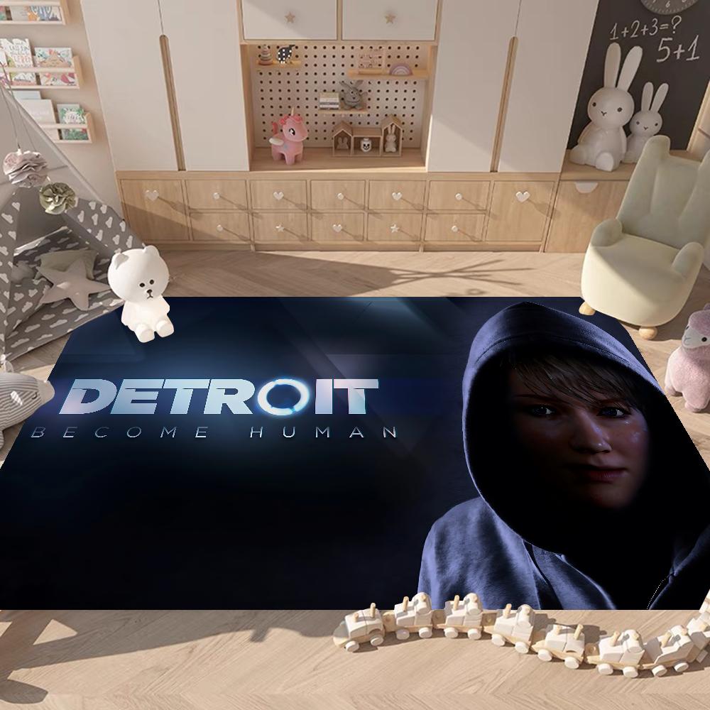 Хит Игра D-Detroit Become Human Коврик для ванной Антискользящий Впитывающий воду Длинная полоса Подушка Коврик для спальни Приветственный коврик