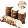 DIY Wood Circle Slice Unfinished Wooden Round Disc Homemade Wood Craft Decoration Tool