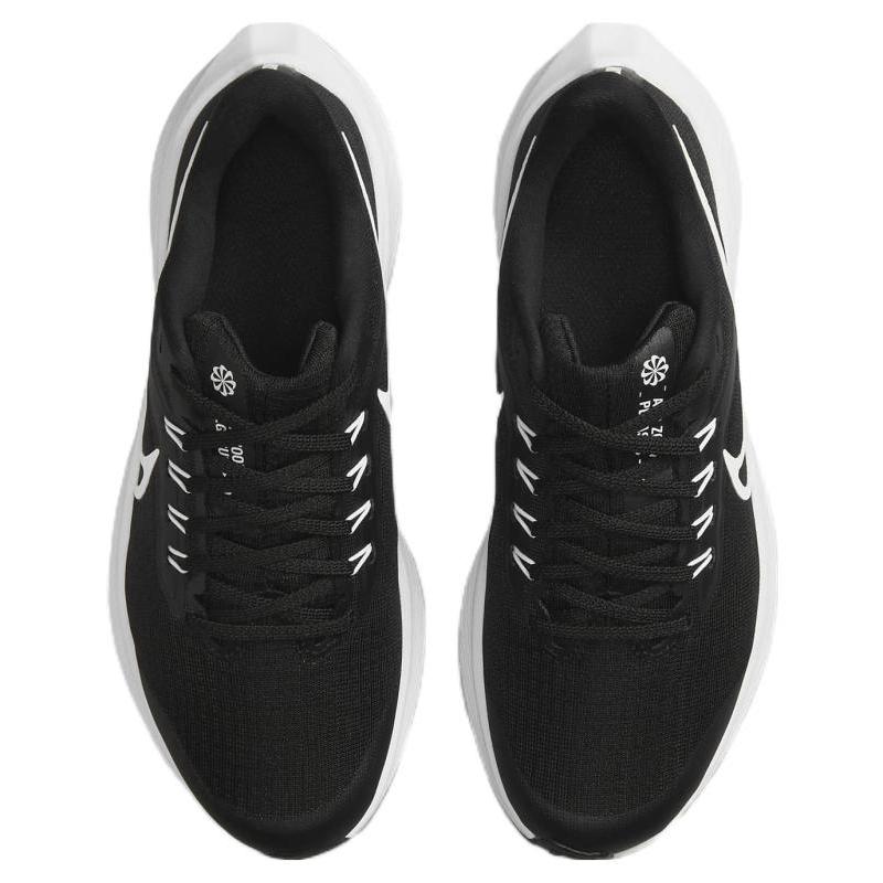 Nike Air Zoom Pegasus 39 Амортизация с защитой от скольжения Износостойкие Низкие Детские Кроссовки для Бега Черные Детские Кроссовки DM4015-001