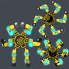 Деформация Fidget Spinner Портативный Снятие Стресса Напальчник Механический Гироскоп Игрушка Дети Подростки Взрослые Декомпрессионная Светящаяся Волчок Игрушка
