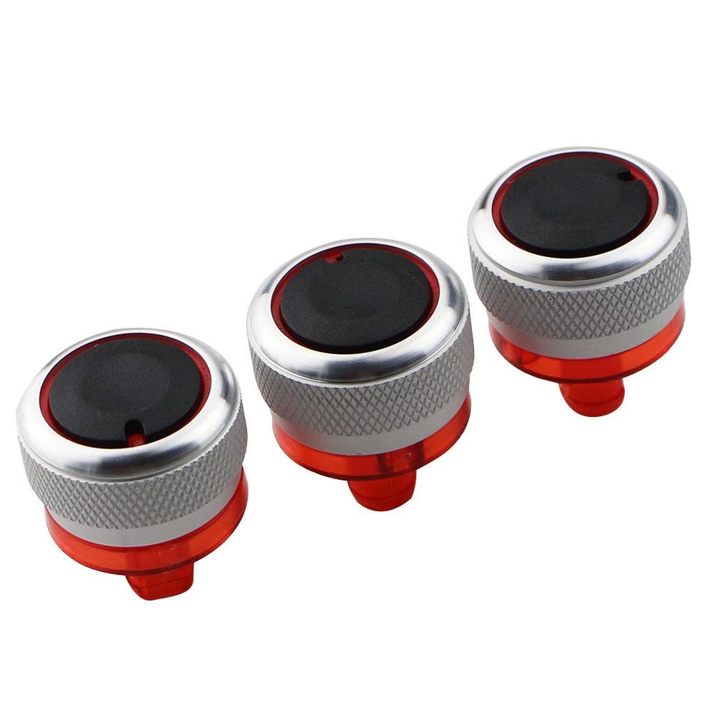 Ручка кондиционера автомобиля из алюминиевого сплава, кнопка переключения тепла для Peugeot 206 207 2006-2011 для Citroen C2