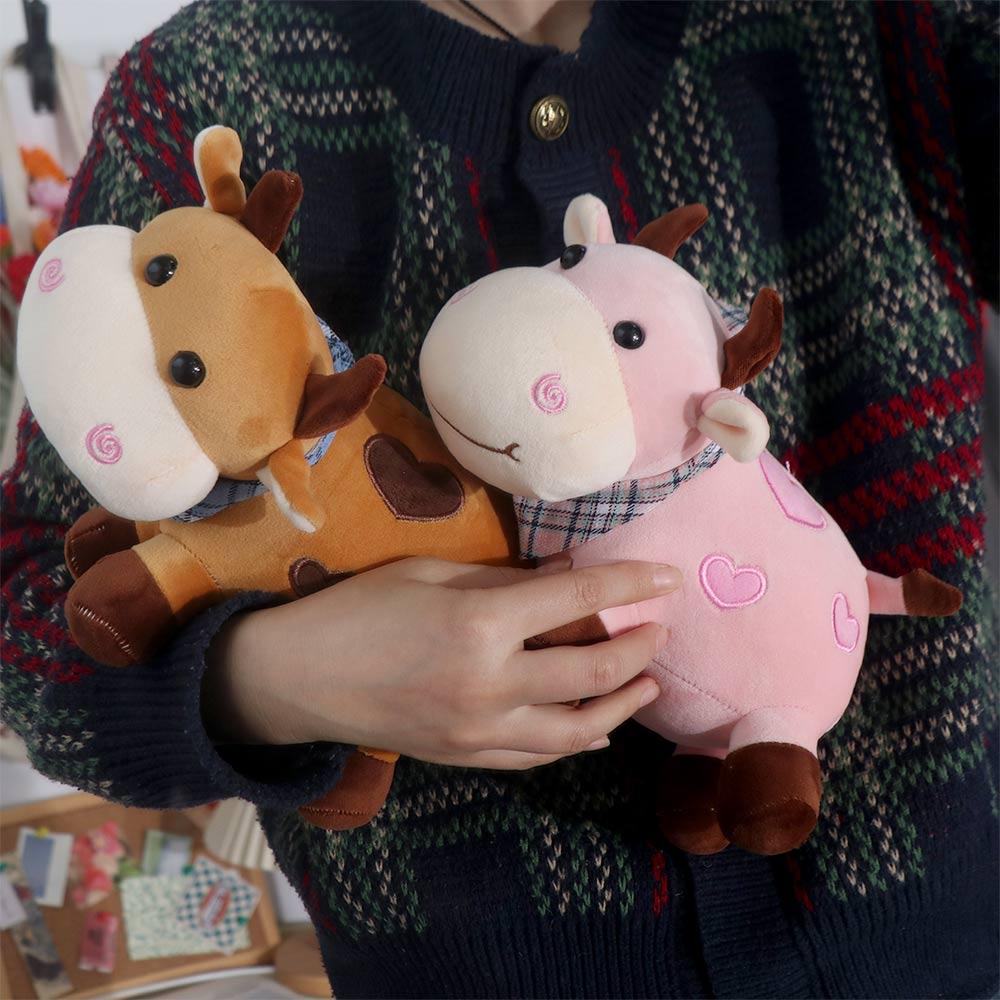 Smile Cow Cotton Soft Stuffed Toy Cow Plush Toy Bull Plush Doll Cattle Plush Toy Animal Plush Doll