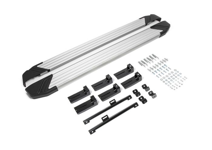 J&J AUTOMOTIVE | Marchepieds en aluminium premium seuil avec Skoda Kodiaq 2017-2023