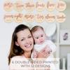 Деревянные карточки для фотосессии новорожденных - Ежемесячные аксессуары для малышей