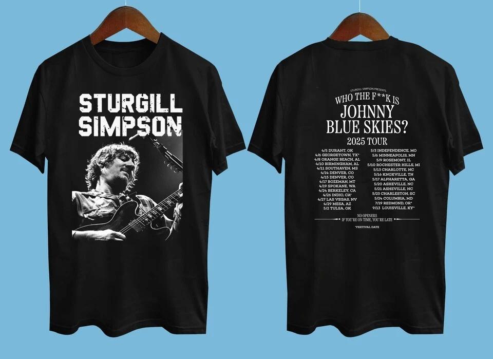 Who The Fck Is Sturgill Simpson Tour Short Sleeve Black Full Size Shirt OM618