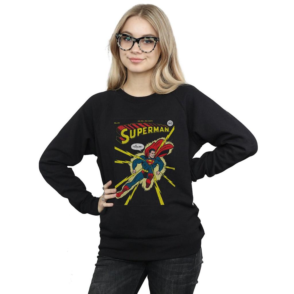 DC Comics Womens/Ladies Superman No. 32 Cover Sweatshirt