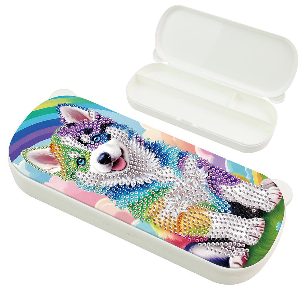 DIY Diamond Painting Pencil Case Multifunctional Storage Box for Pens Brushes Accessories Travel Pencil Case