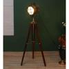 Brass Spotlight Floor Lamps Spotting Home Decorative Nautical Antique Finish Brass Spotlight Searchlight Wooden Tripod Floor Light
