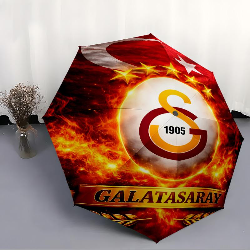 1pc GS Umbrella, Sun Protection, And UV Shielding. It Has Eight Sturdy Ribs for Outdoor Use And Perfect As a Holiday Gift