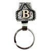 Vintage Letter Keychain Western Cowboy Style A To Z 26 Capital Letters Key Ring Metal Alphabet Key Holder Belt Bag Hanging Decoration Pendant