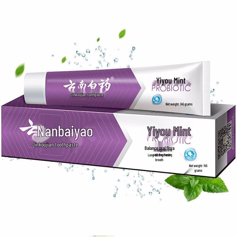 Зубная паста Yunnan Baiyao Jinkoujian с пробиотиками и мятой