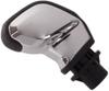 Peugeot 206 207 301 307 308 408 508 2008 3008 Gear Shift Knob 5-Speed Chrome with Black Cover and Silver Diagram + Adapter