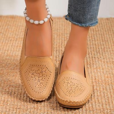 Лидер продаж 2024 года, женская обувь без шнуровки, женские уличные лоферы на плоской подошве, туфли на плоской подошве с круглым носком и мягкой подошвой, легкая женская обувь