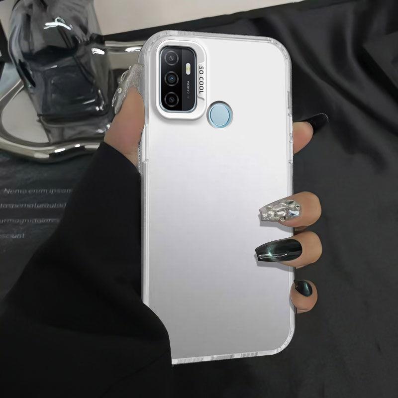 For OPPO A53 Case OPPO A53S Phone Cover Oppo A53 2020 Cases Oppo A33 2020 A11 A53 A53S Luxury Metallic Aurora Skin Matte Cover