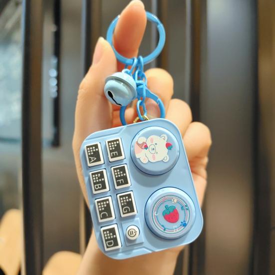 Мини-пульт управления DJ, игровая консоль с музыкальным светом, портативная, дорожная, на батарейках, для детей, подростков и взрослых, обучающая, игрушка-брелок для диджеинга