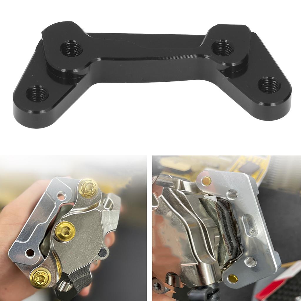 Motorcycle Rear Brake Caliper Adapter Aluminium with Screws Replacement for   GTS GTV300