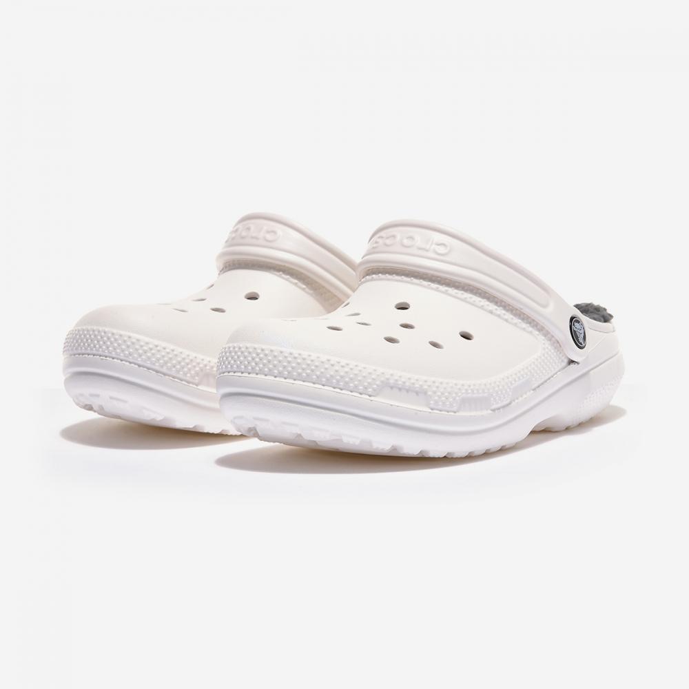 Crocs Классические сабо с подкладкой Crs203591 Белый Серый