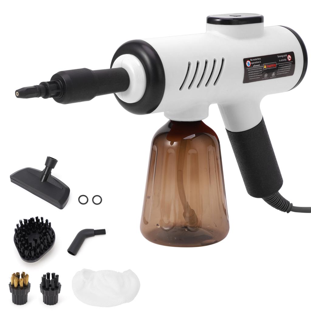 Handheld Steam Cleaner 1200W, Portable Multi Purpose High Pressure Steamer with 3 Temperature Settings, Digital Display