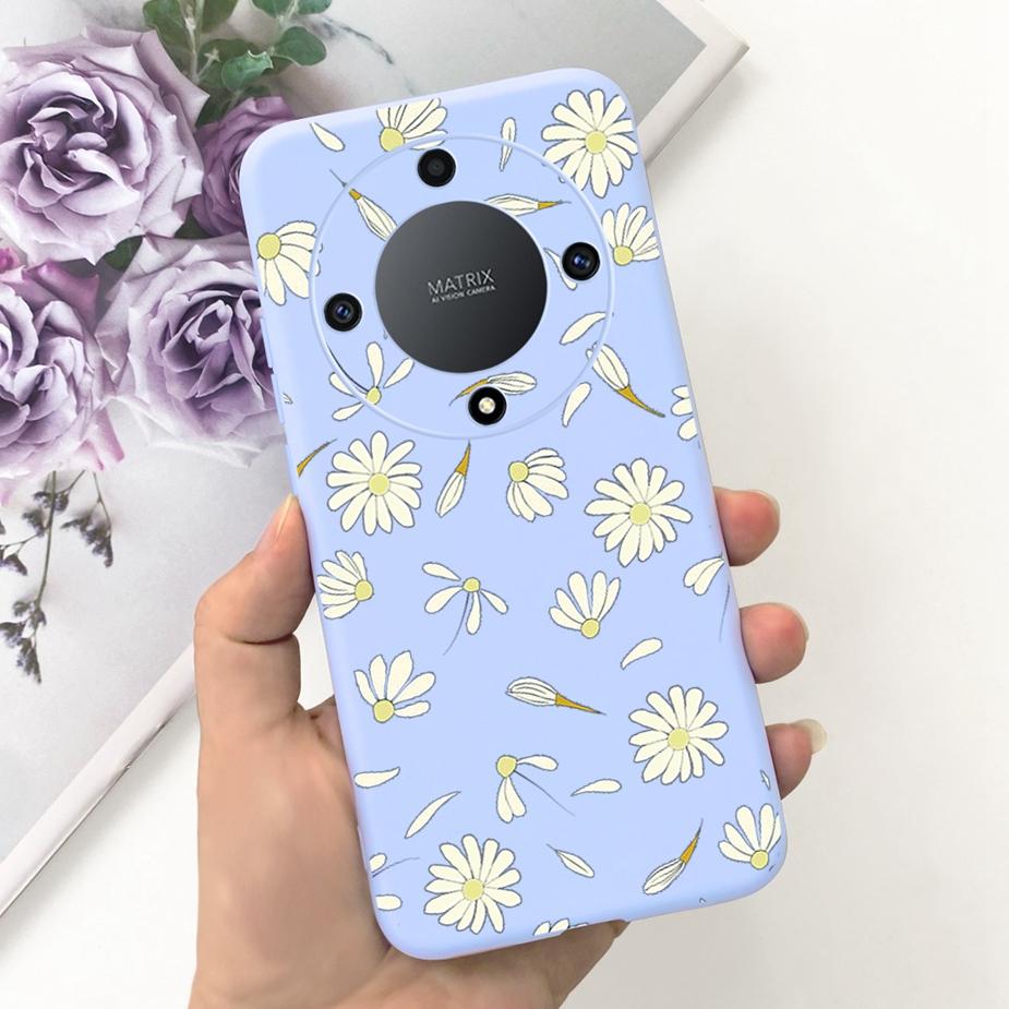 Чехол для Honor Magic6 Lite Чехол для Honor X9b Красивые Девушки Подсолнух Мягкий Силиконовый Чехол для Телефона Для Honor Magic6 Lite HonorX9b Бампер