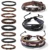 JYL TS Bracelet Men's  Volcanic Stone Crown Set Bold Enhances Authority And Luck