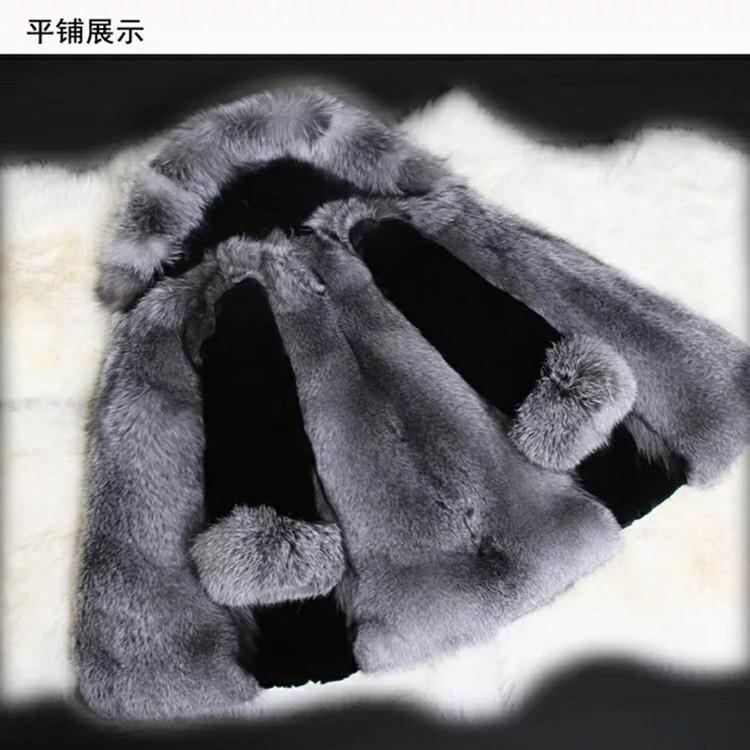 Куртка фу осень и зима новая женская искусственная шуба средняя и длинная тонкая шуба