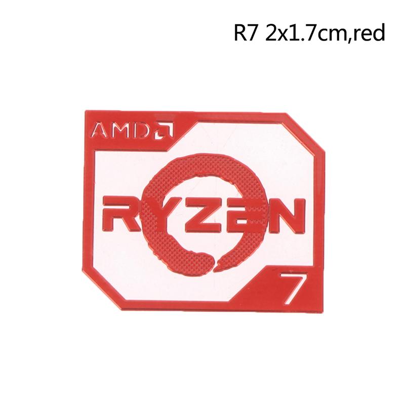 Amd Ruilong Ryzen R9 R7 R5 R3 Vega металлическая наклейка ноутбук настольный логотип наклейка