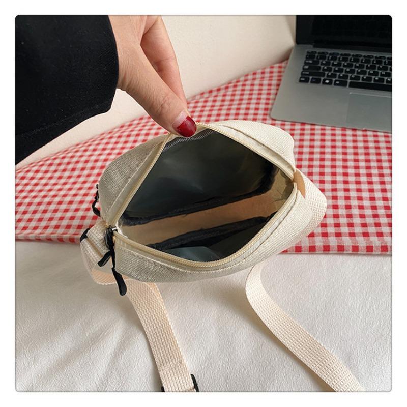 Японский стиль Харадзюку, мультяжная холщовая сумка, корейская минималистичная сумка через плечо для студентов