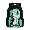 Рюкзак Hatsune Miku Vocaloid Girl для мужчин и женщин, крутой, для старшей школы, деловой, повседневный, сумка через плечо для колледжа, подарок