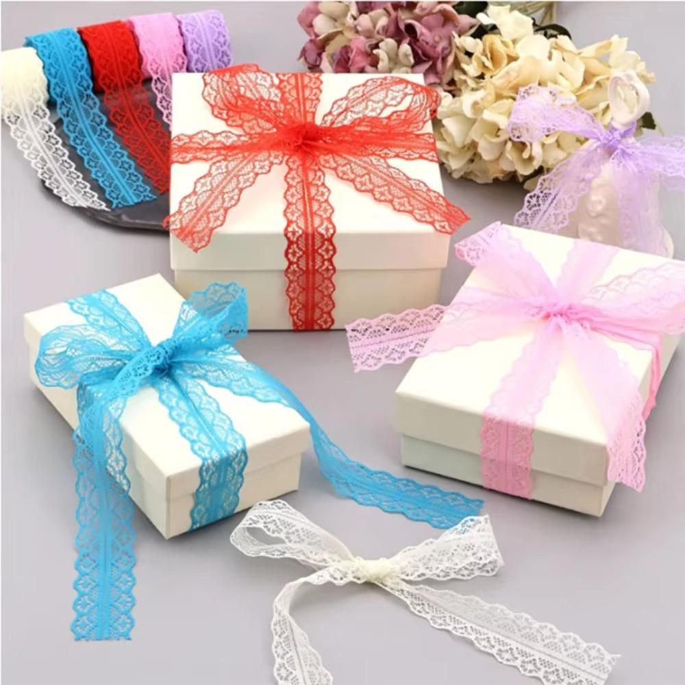Wide Ribbons Lace Satin Ribbons Crafts Bow Gift Wrapping Ribbons  Wedding Party Decoration