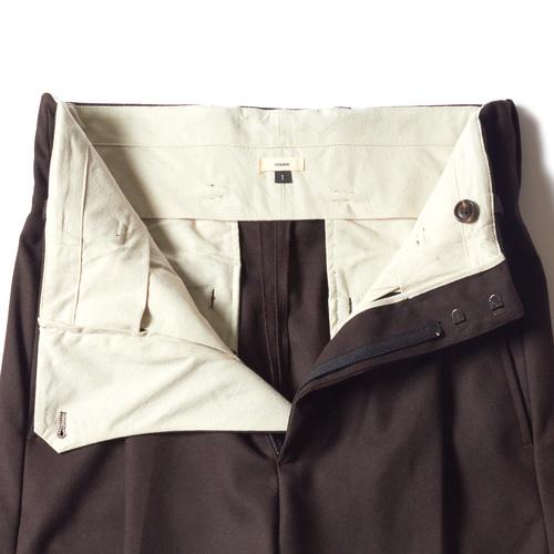 EASE Pleated Pants_Brown